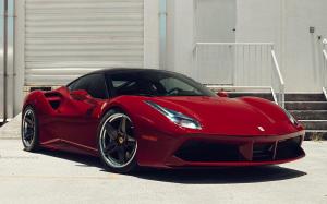 Ferrari 488 GTB Rosso Mugello by TR3 Performance on ADV.1 Wheels (ADV5S TRACK SPEC CS) 2019 года